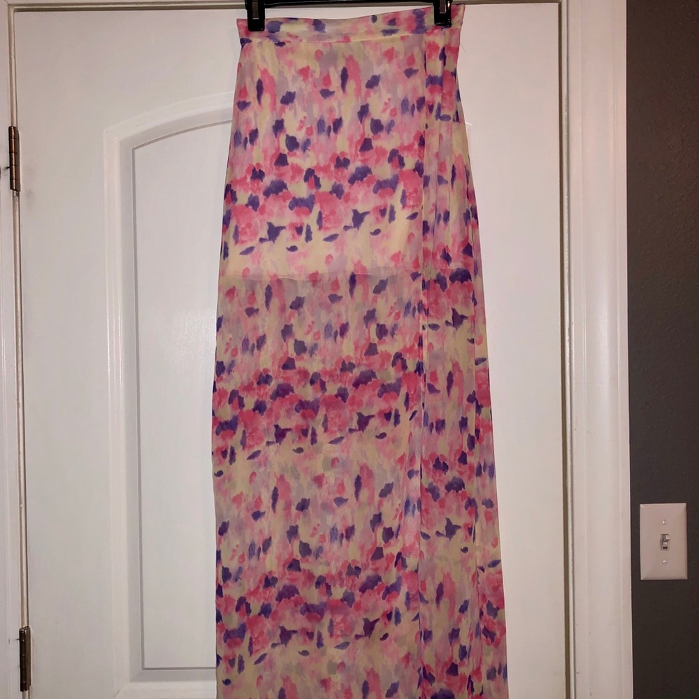 Women’s Watercolor Maxi Skirt